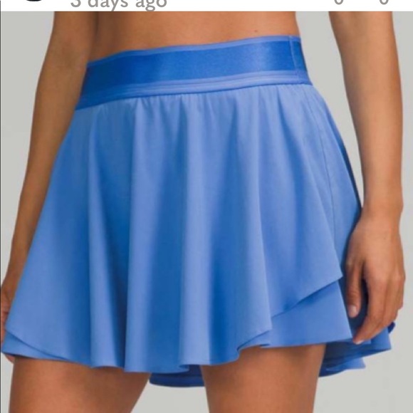 lululemon athletica Dresses & Skirts - Lululemon Court Rival High Rise Pickle Ball Skirt🎾 12 Long Blue
